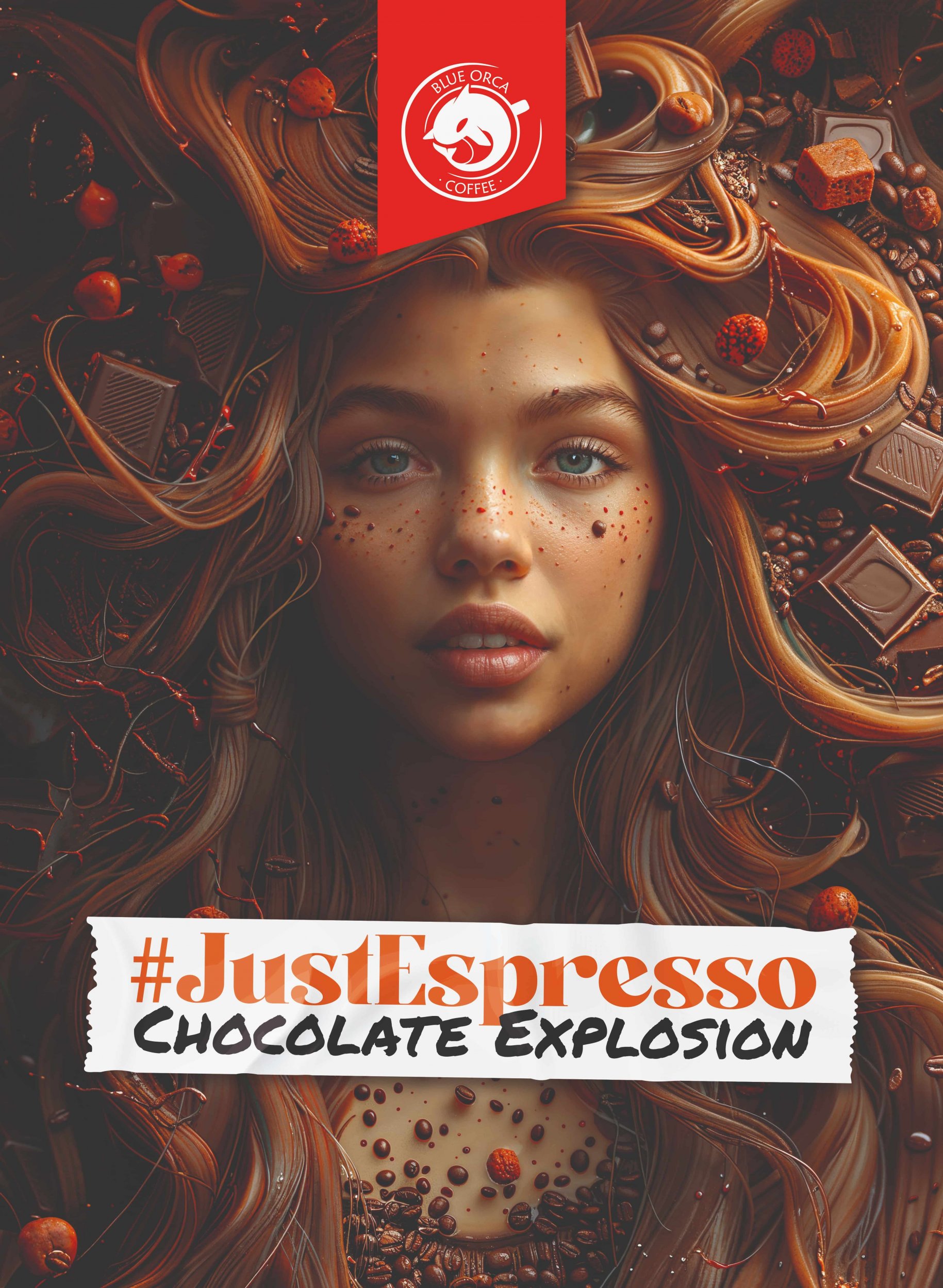 Kawa ziarnista Blue Orca Coffee Kawa ziarnista Espresso Chocolate Explosion 500g