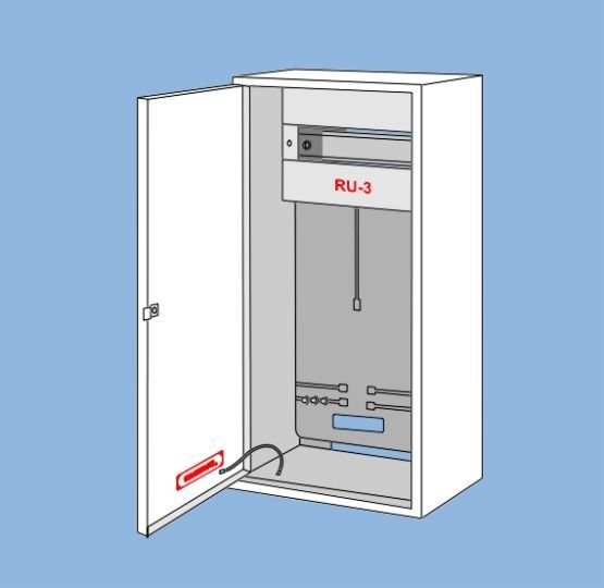 Karwasz Rozdzielnica uniwersalna 3F IP30 biała RU-3