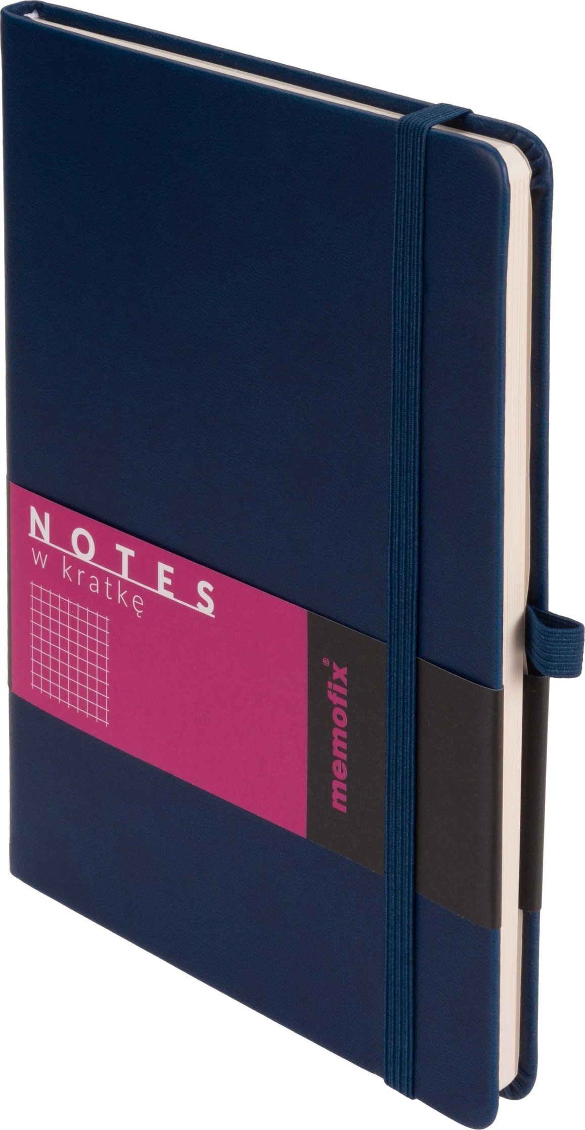 Notes Memofix A5 kratka granatowy