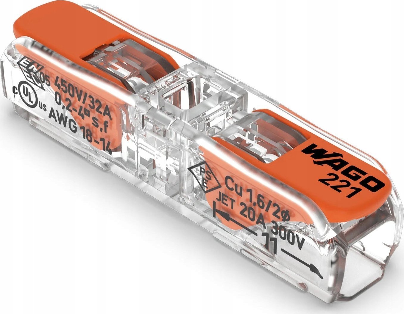 Wago Złączka Wago przelotowa od 0,20-4,00mm2 221-2411 op./5 szt