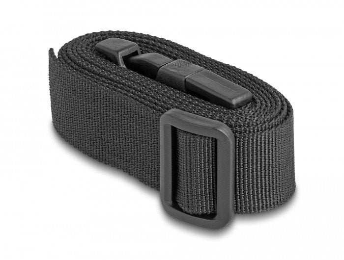 DELOCK Gepäckgurt verstellbar 1,5 m schwarz 2 Stück