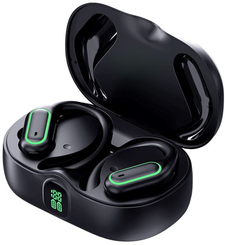 Słuchawki bezprzewodowe sportowe TWS Manta Rytmo Sport MTWS011B Czarne