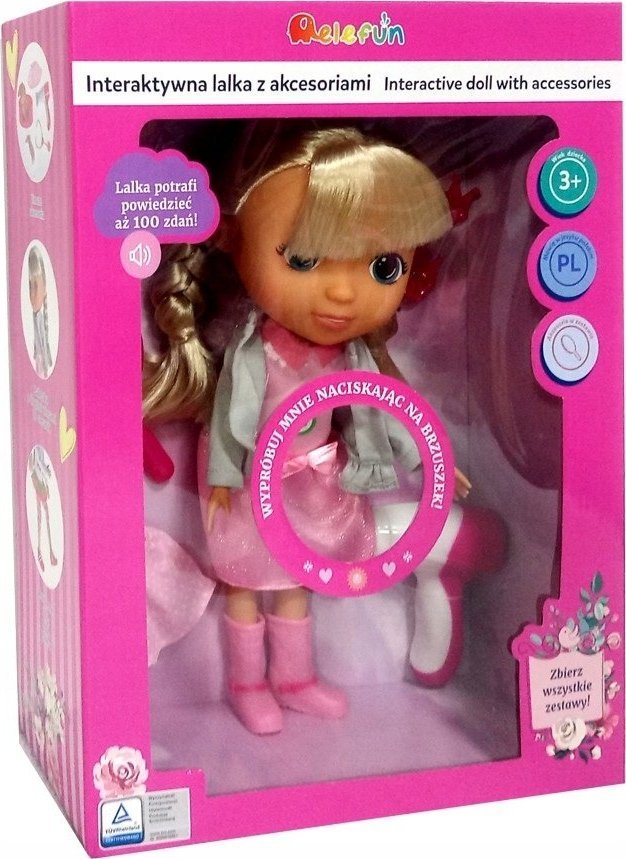 Elefun Lalka z akcesoriami mówiąca 100 zdań