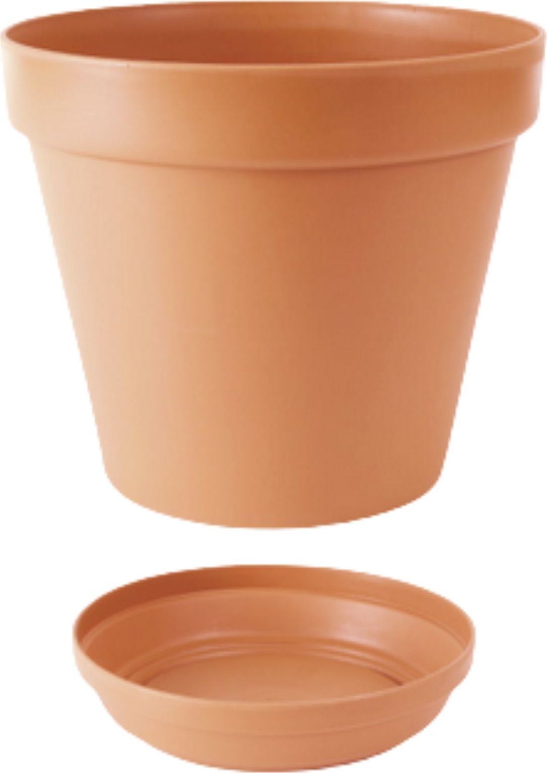 Doniczka okrągła Glinka DGA17 + podstawka Donica