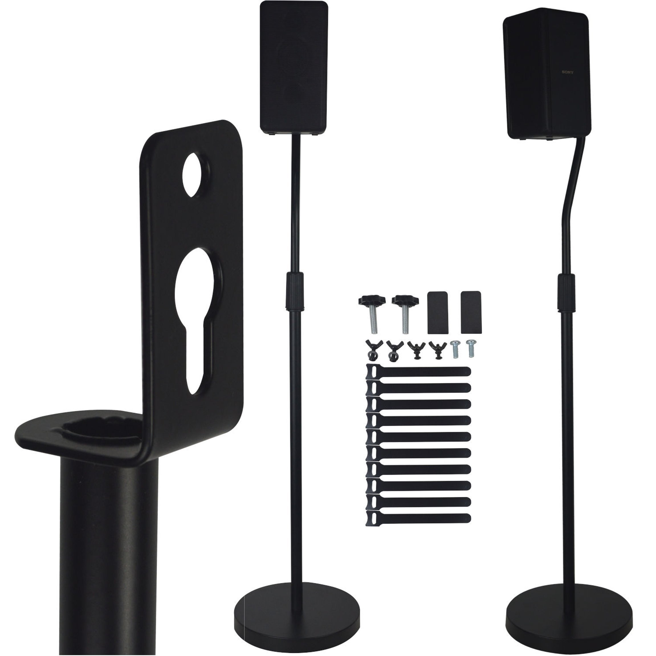 MOZOS MSS5-SET v2 STATYWY STOJAKI POD GŁOŚNIKI 2 SZT