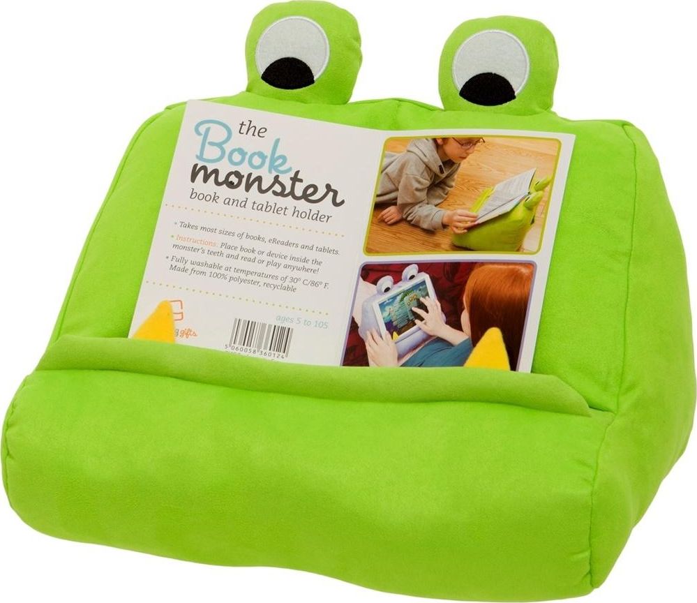 Thinking Gifts Podstawka pod książkę/tablet - Bookmonster green