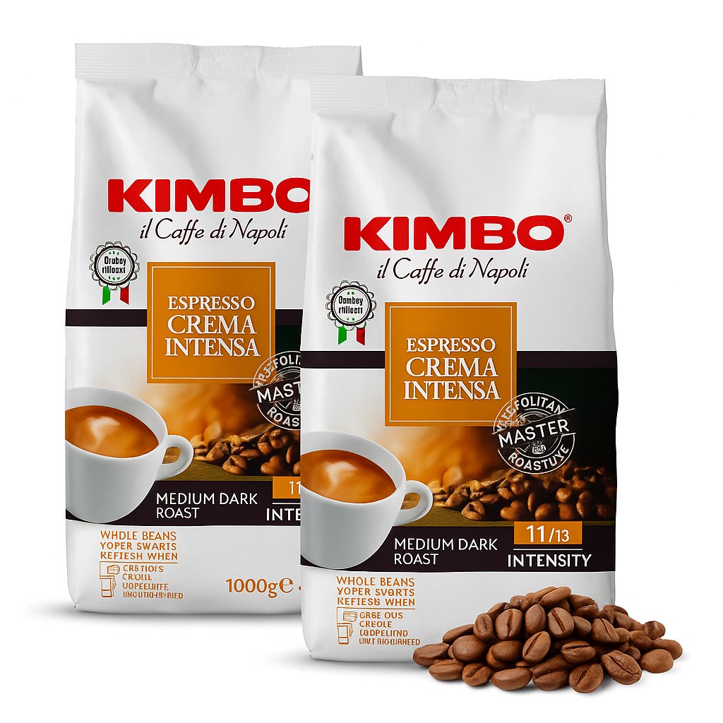 Kawa ziarnista Crema Intensa zestaw 2x1kg - Kimbo