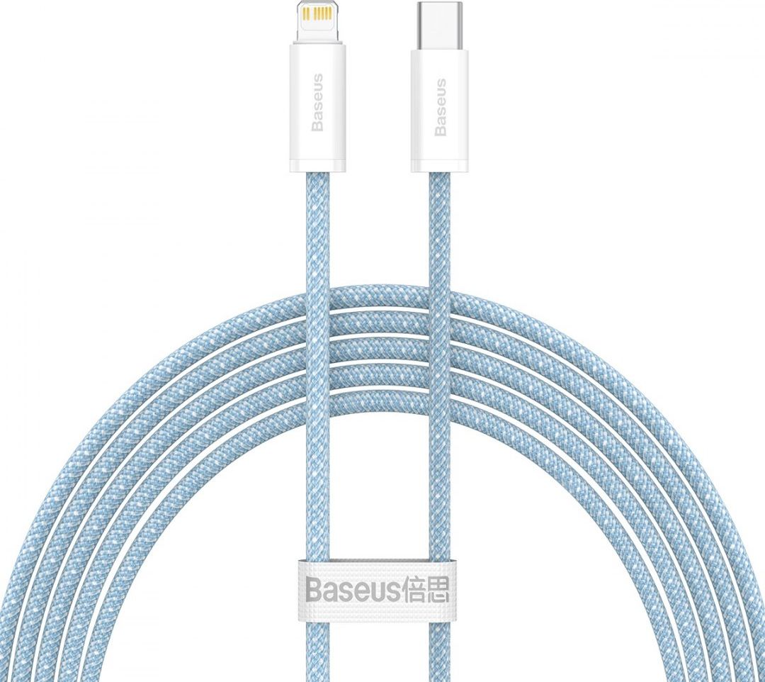 Kabel USB Baseus USB-C - Lightning 2 m Niebieski (BSU3061BLU)