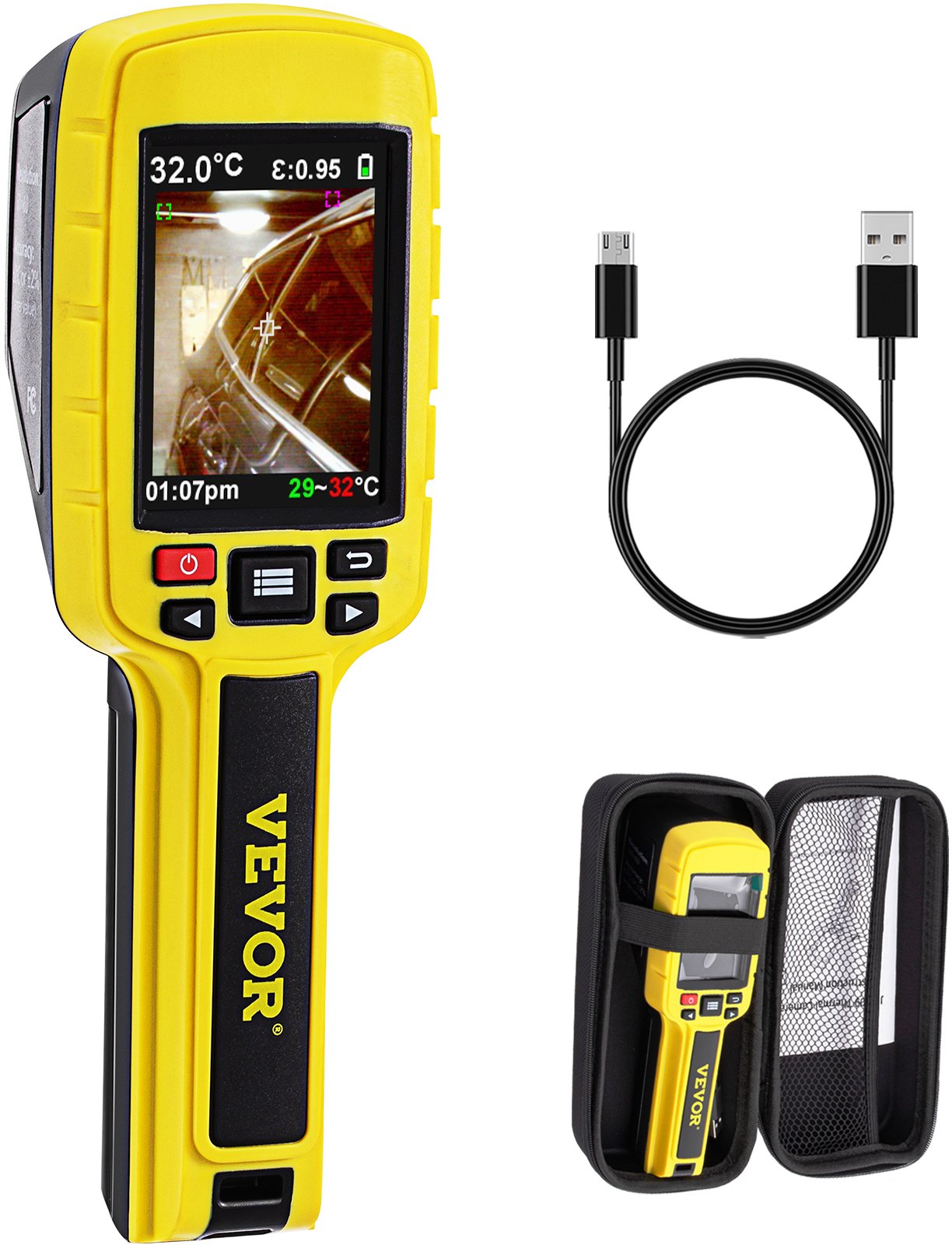 Kamery termowizyjna 3600 pikseli podczerwień 2.8" ekran diagnostyka budowa