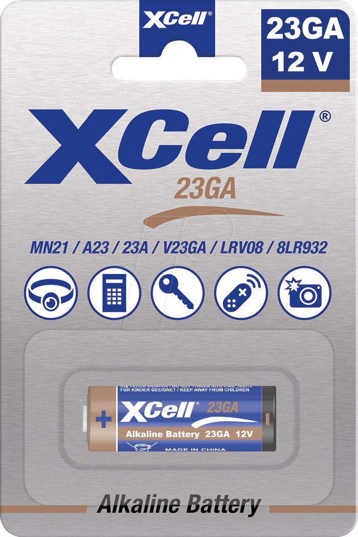 XCell Bateria Alkaline 23GA 12V 55mAh 1St.