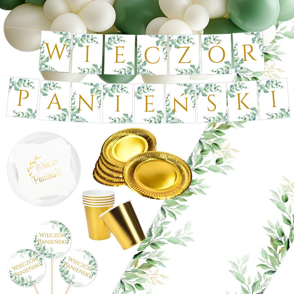 Zestaw Wieczór Panieński Baner Balony Bieżnik