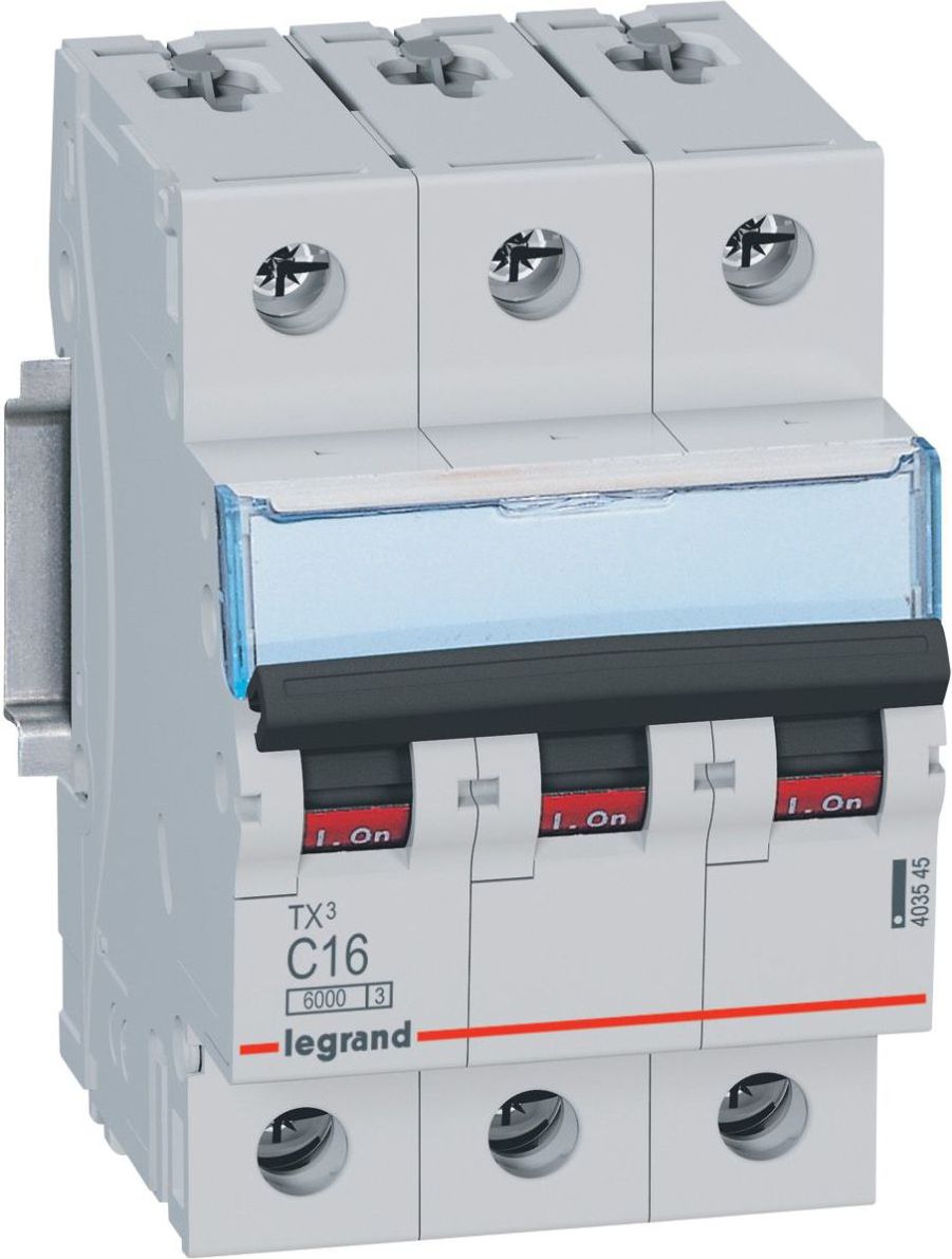 Legrand Wyłącznik nadprądowy S 303 3P C 16A 6000A (403545)
