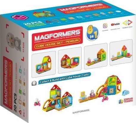 Lisciani Magformers Cube House Pingwin