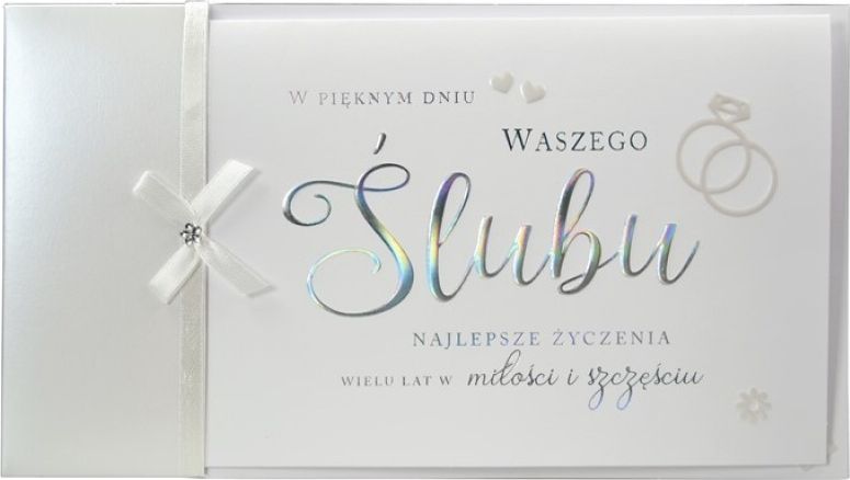 PASSION CARDS Karnet primus Ślub KPE-0113