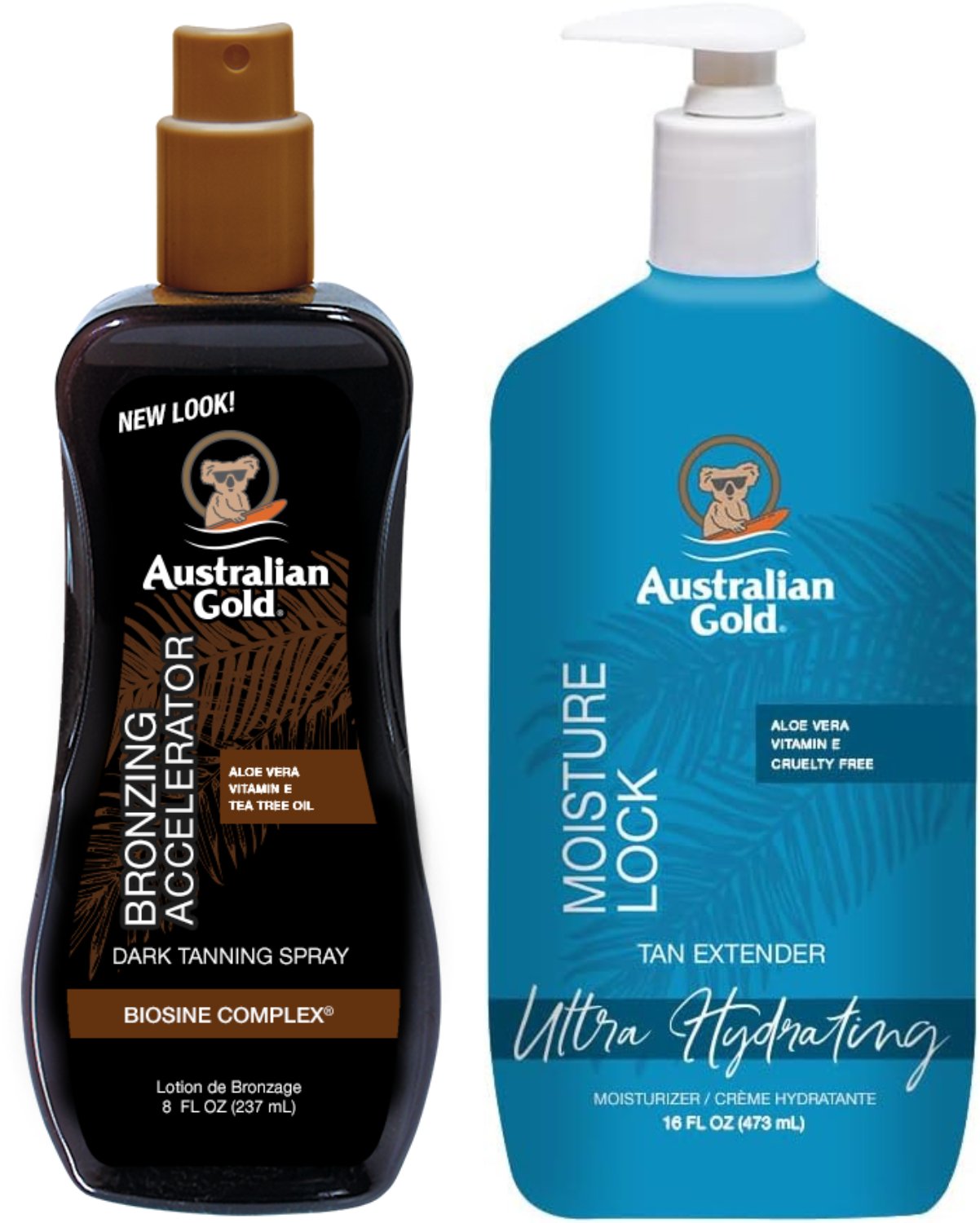 Australian Gold Dark Tanning Accelerator Spray + Moisture Lock 473ml