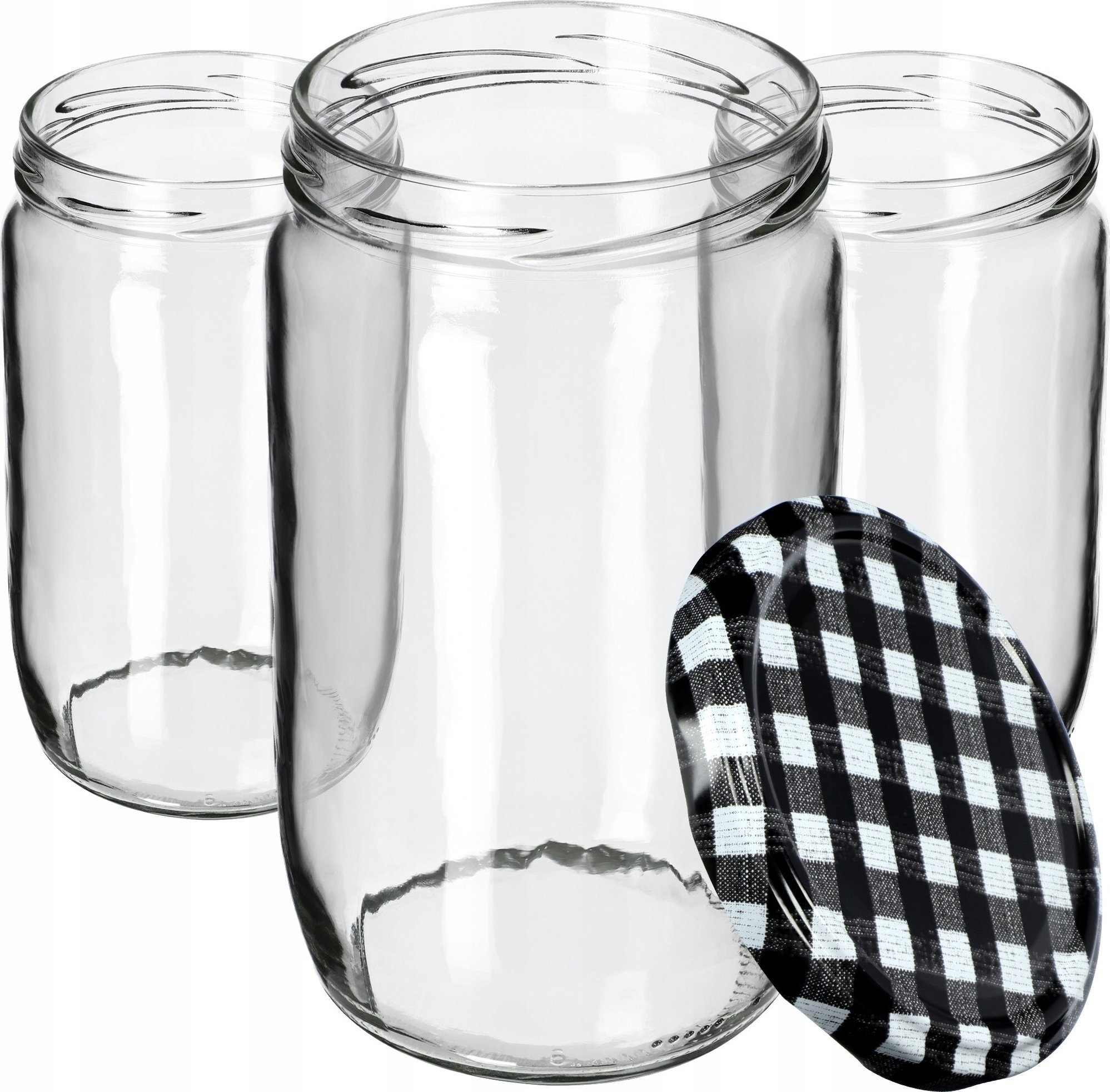 Kadax 48x Słoik Szklany 720ml Na Przetwory Zakrętki fi82