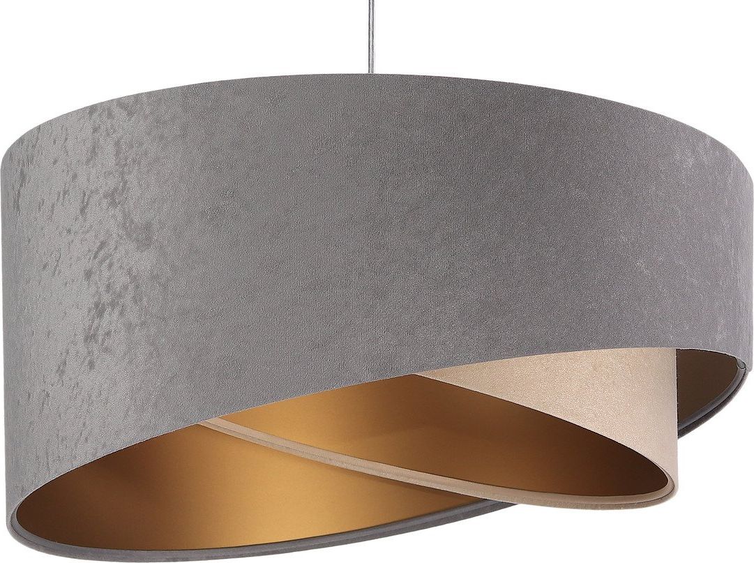 Lampa wisząca BPS KONCEPT Lampa wisząca SILVERY szara/beżowa/złota