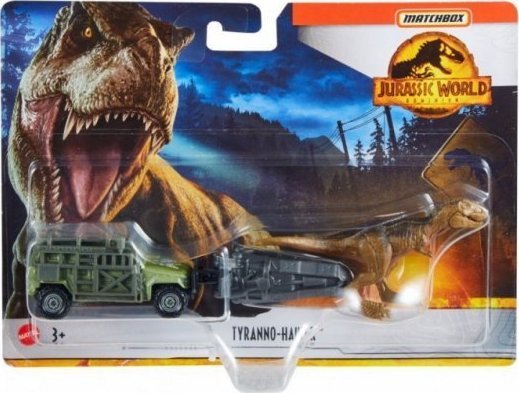 Mattel Mattel Pojazd Matchbox Jurassic World Transporter Dinozaurów Tyranno-Hauler