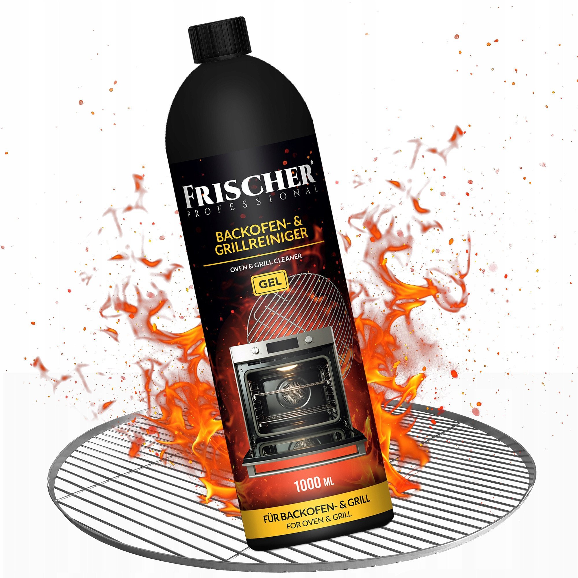 Żel do czyszczenia piekarnika, grilla i przypaleń Frischer 1l