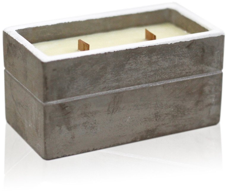 Świeczka w betonie - Limonka