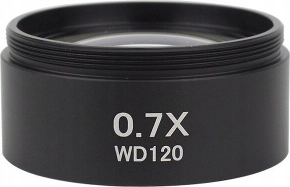 Mikroskop Rosfix OBIEKTYW SOCZEWKA BARLOWA 0,7X 120MM MIKROSKOP HQ