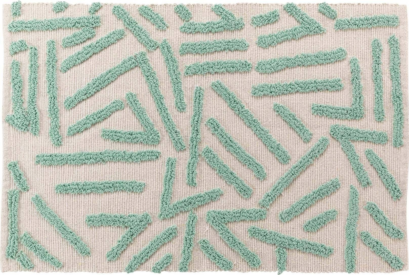 Douceur d`Interieur Dywanik łazienkowy 90x60cm zielony