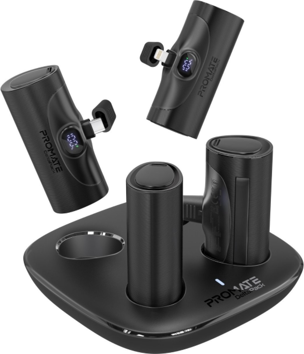 Promate DeltaPack Battery Set 4x 5000mAh / USB-C PD 20W / Lightning