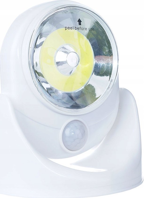 Lampka wtykowa do gniazdka Rum-Lux Lampka LBS-04 bateryjna LED z czujnikiem ruchu i zmierzchu RUM-LUX