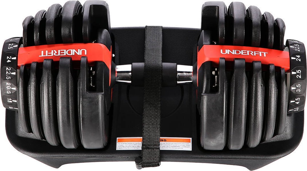 UnderFit Hantla regulowana systemowa UNDERFIT 24 kg