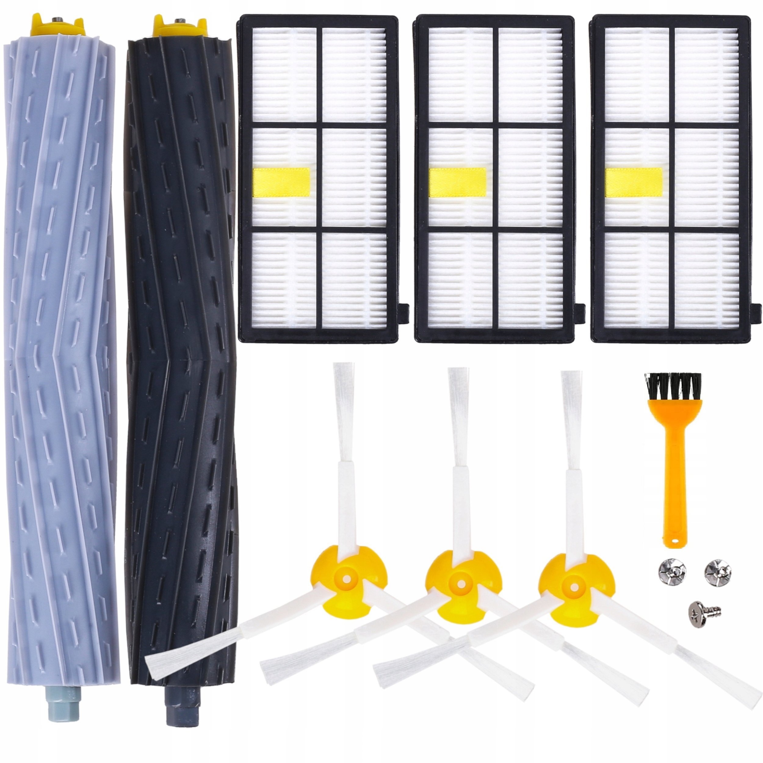 ZESTAW SZCZOTKI FILTRY WAŁKI iRobot ROOMBA 800 805 870 886 896 900 960 966