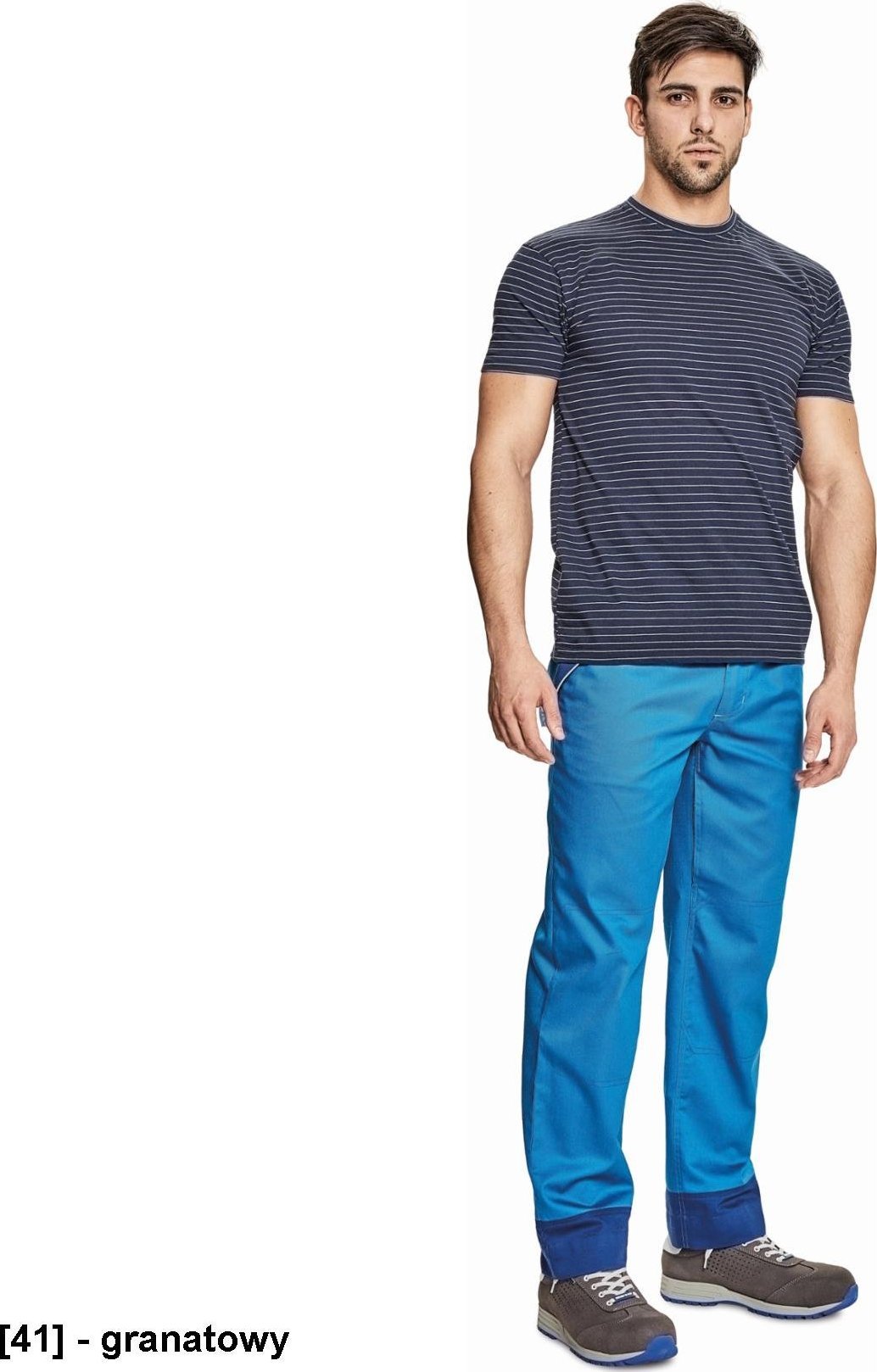 CERVA NOYO ESD - t-shirt - granatowy XS