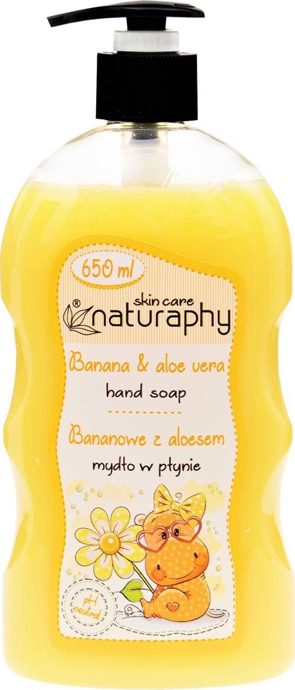 BluxCosmetics KIDS mydło do rąk w płynie bananowe z aloesem 650 ml