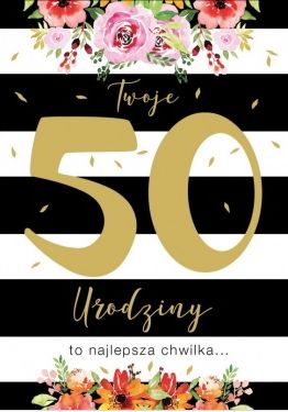 PASSION CARDS Karnet 50-te urodziny