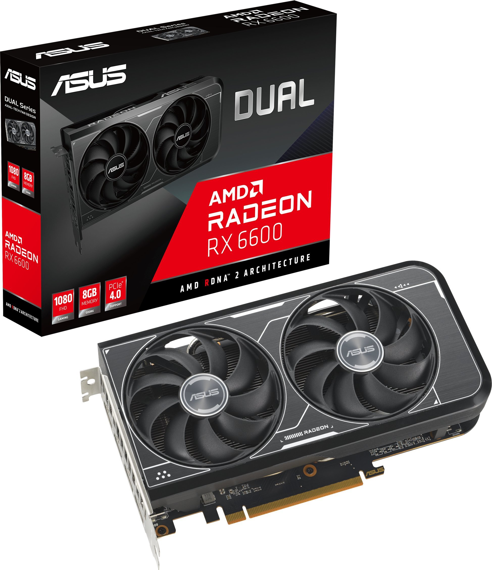 Karta graficzna Asus Dual Radeon RX 6600 Gaming OC V3 8GB GDDR6 (DUAL-RX6600-8G-V3)