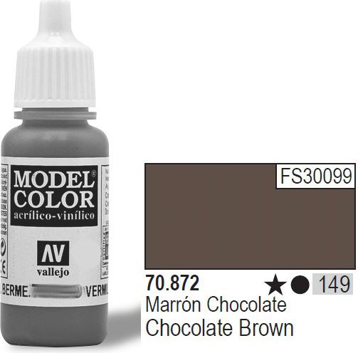 Vallejo Farba Nr 149 Chocolate Brown - (70872)