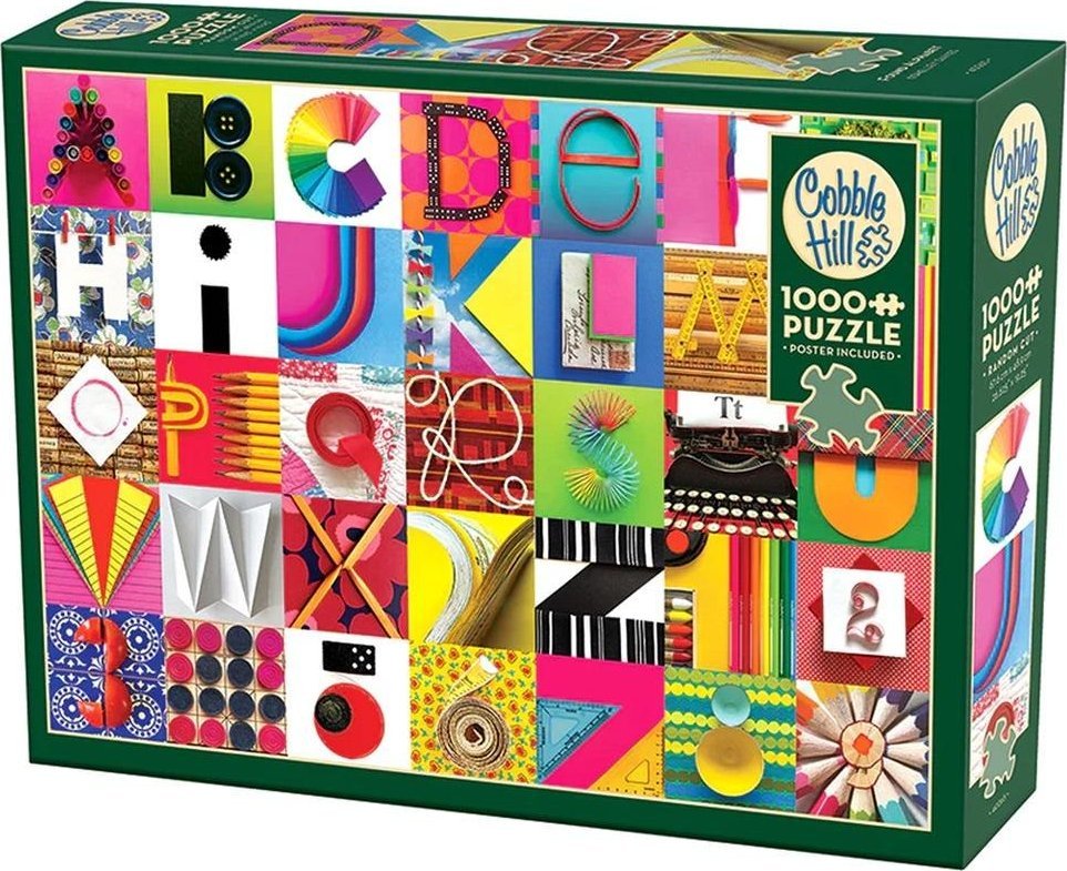 Puzzle 1000 Litery i cyfry G3