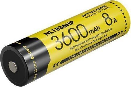 Nitecore BATTERY RECH. LI-ION 3.6V/NL1836HP(3600MAH)