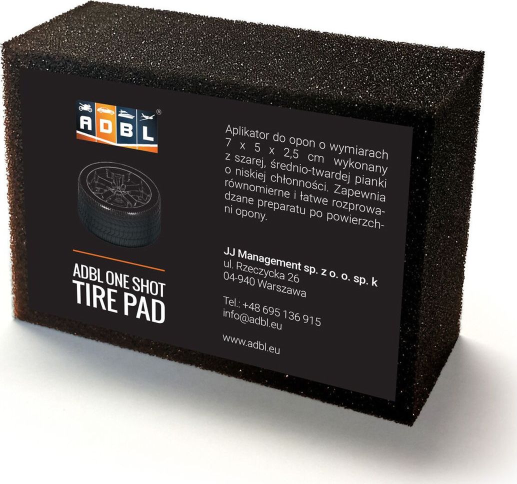 ADBL ADBL One Shot Tire Pad gąbka do konserwacji opon uniwersalny