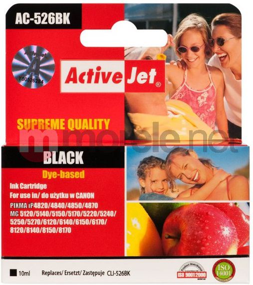 Tusz Activejet tusz ACC-526BN / CLI-526Bk (black)
