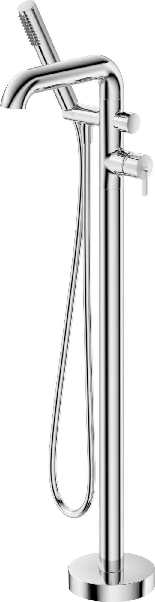 Deante Bateria wannowa wolnostojąca z zestawem prysznicowym