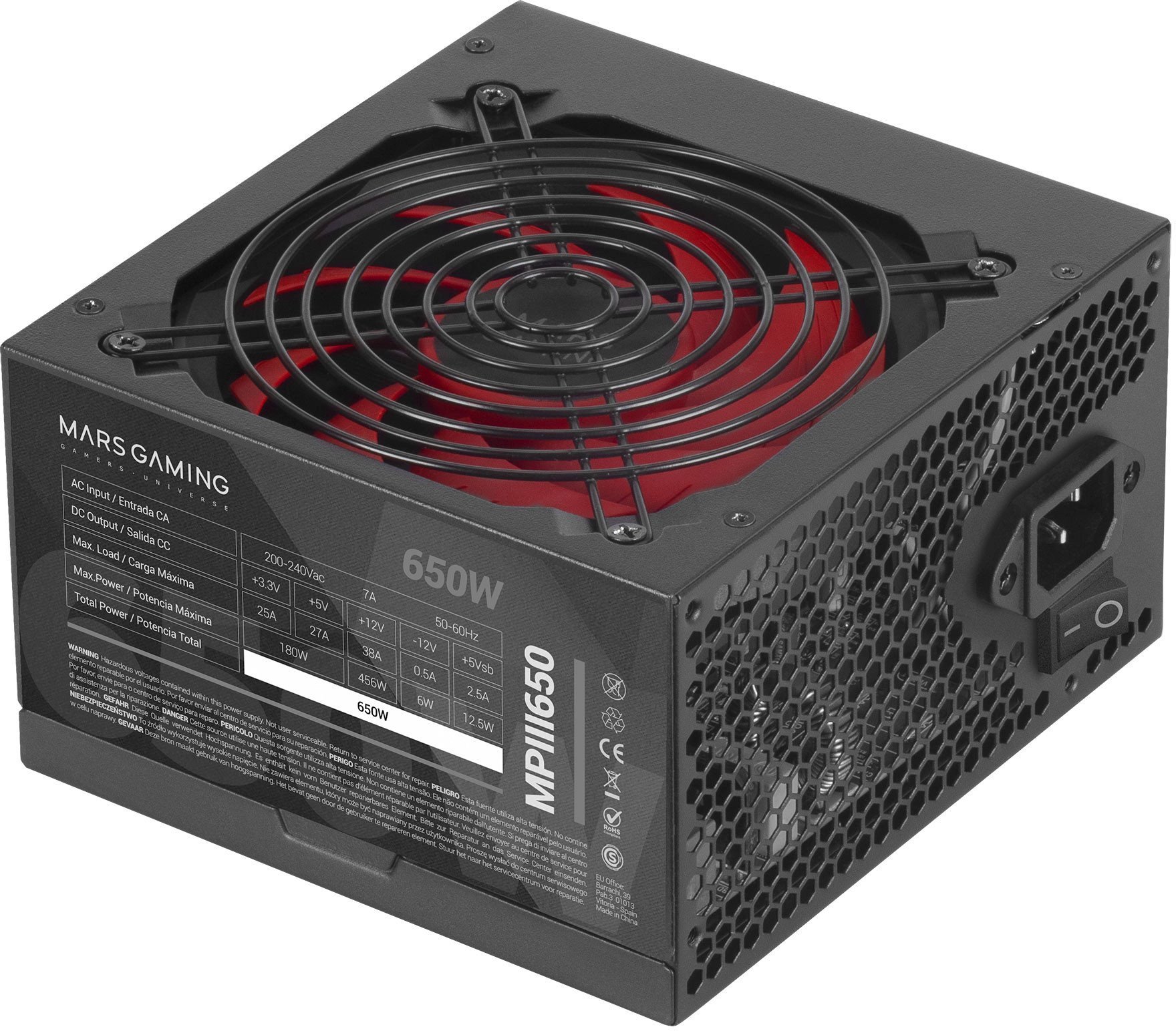 Mars Gaming MPIII650 Power Supply ATX 650W
