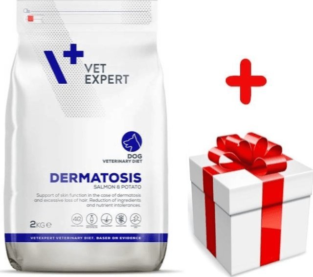 VET EXPERT VETEXPERT Dog Dermatosis Salmon&Potato 2kg + niespodzianka dla psa GRATIS!