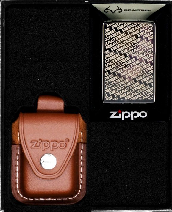 Zestaw ZIPPO Zapalniczka REAL TREE Prezentowy No2
