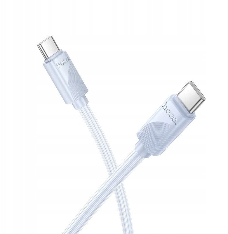Kabel USB Hoco USB-C - USB-C 1 m Niebieski