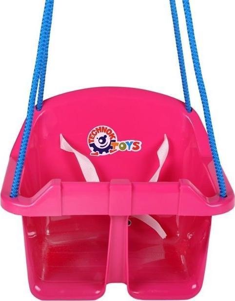 Huśtawka Fancy Toys Huśtawka Kubełkowa Różowa 3015