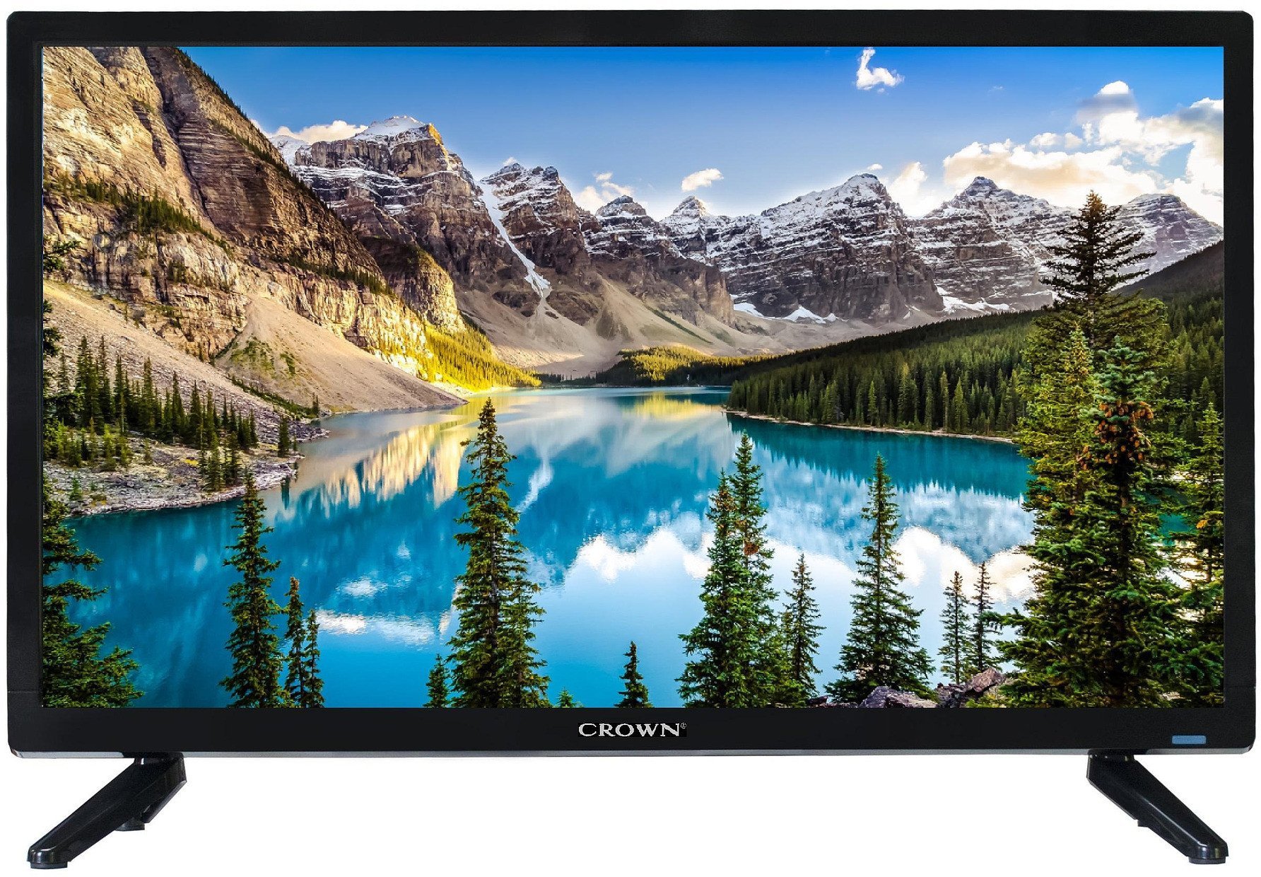 Crown Smart LED televizors melns