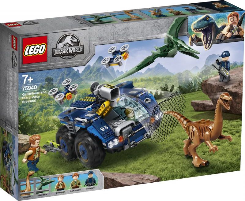 LEGO Jurassic World Gallimim i pteranodon: ucieczka (75940)