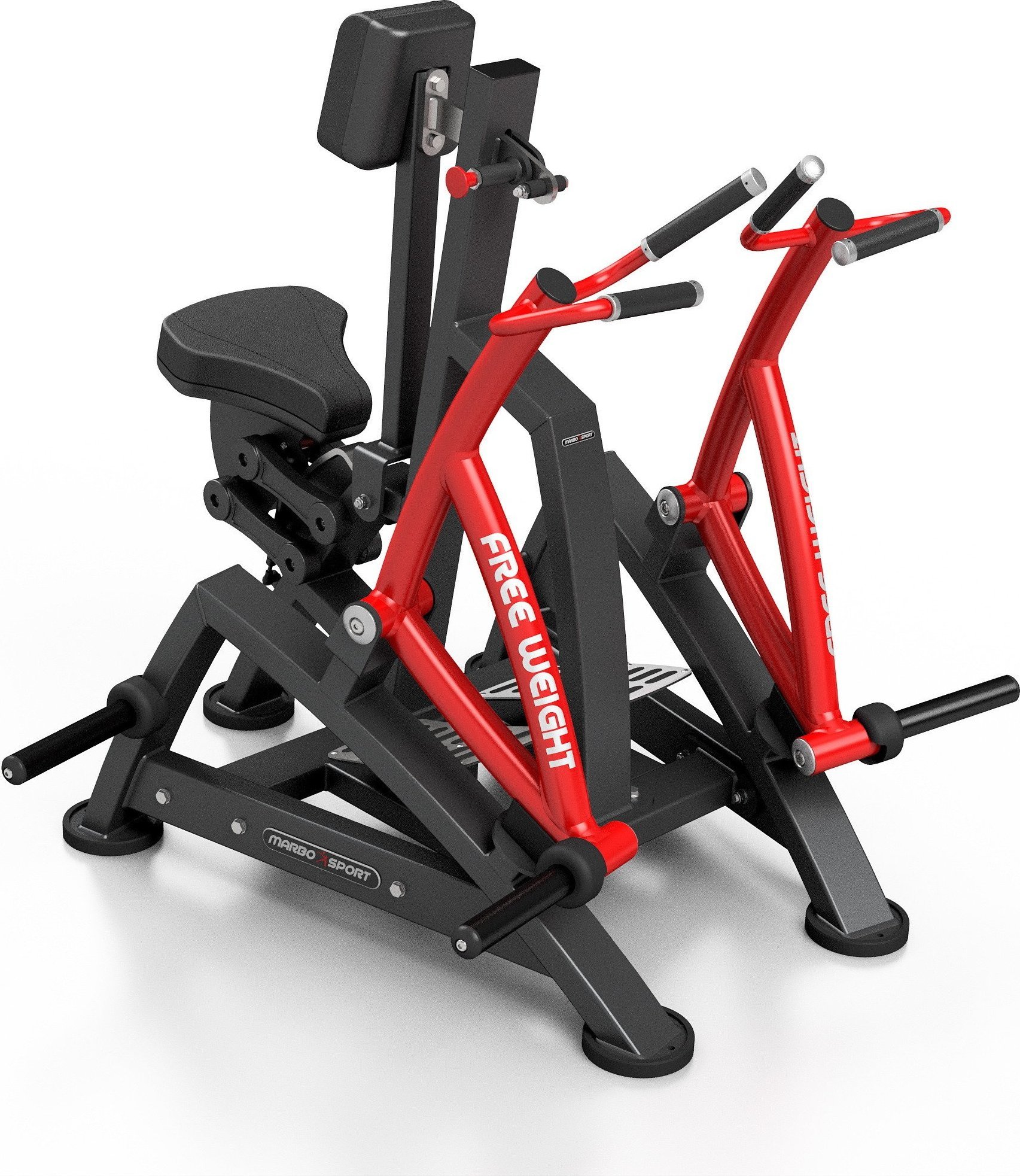 Maszyna na wolny ciężar na mięśnie pleców MF-U017 - Marbo Sport