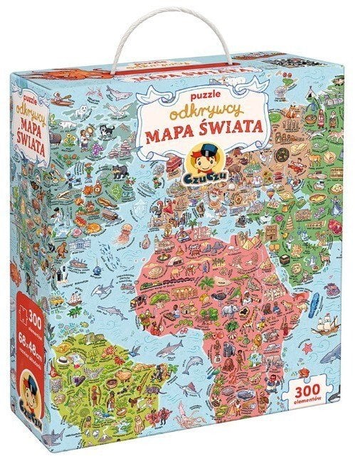 Puzzle odkrywcy - Mapa wiata 300 elementów