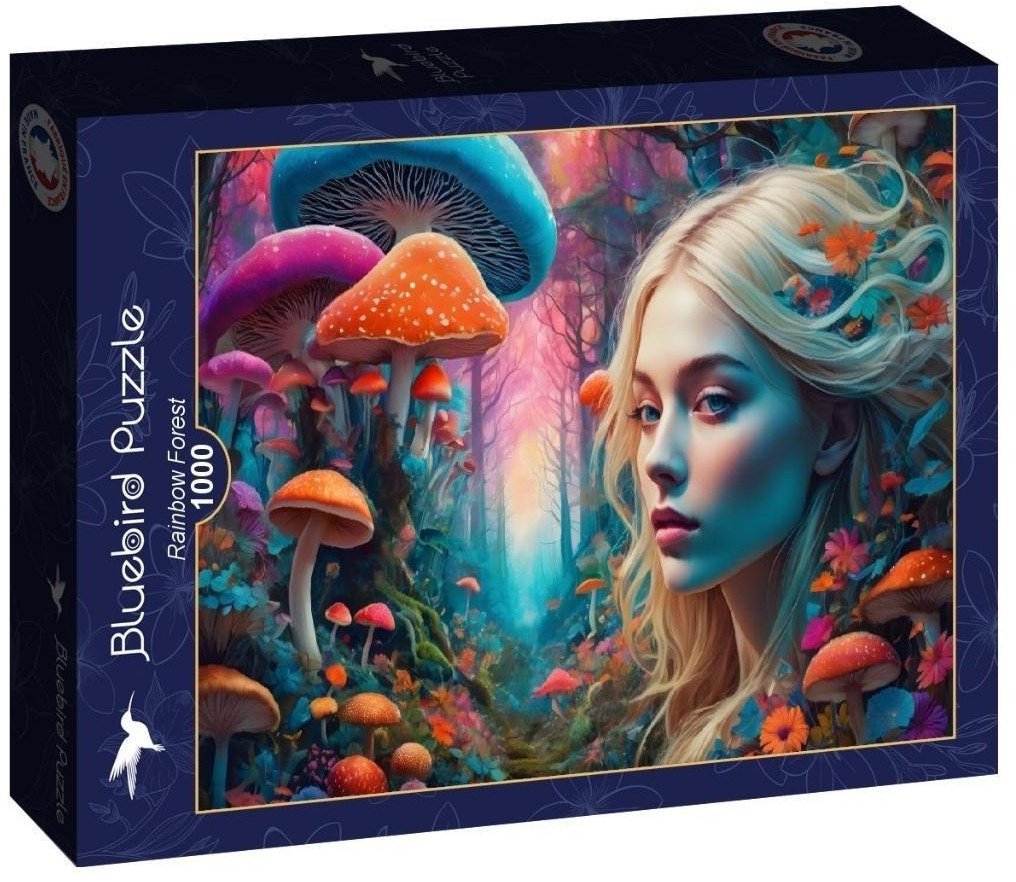 Puzzle 1000 Tęczowy las